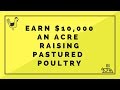 Thumbnail for Earn $10000 an Acre Raising Pastured Poultry [PROFIT not GROSS]