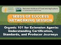 Thumbnail for Organic 101 for Extension Agents: Understanding Certification, Standards,...